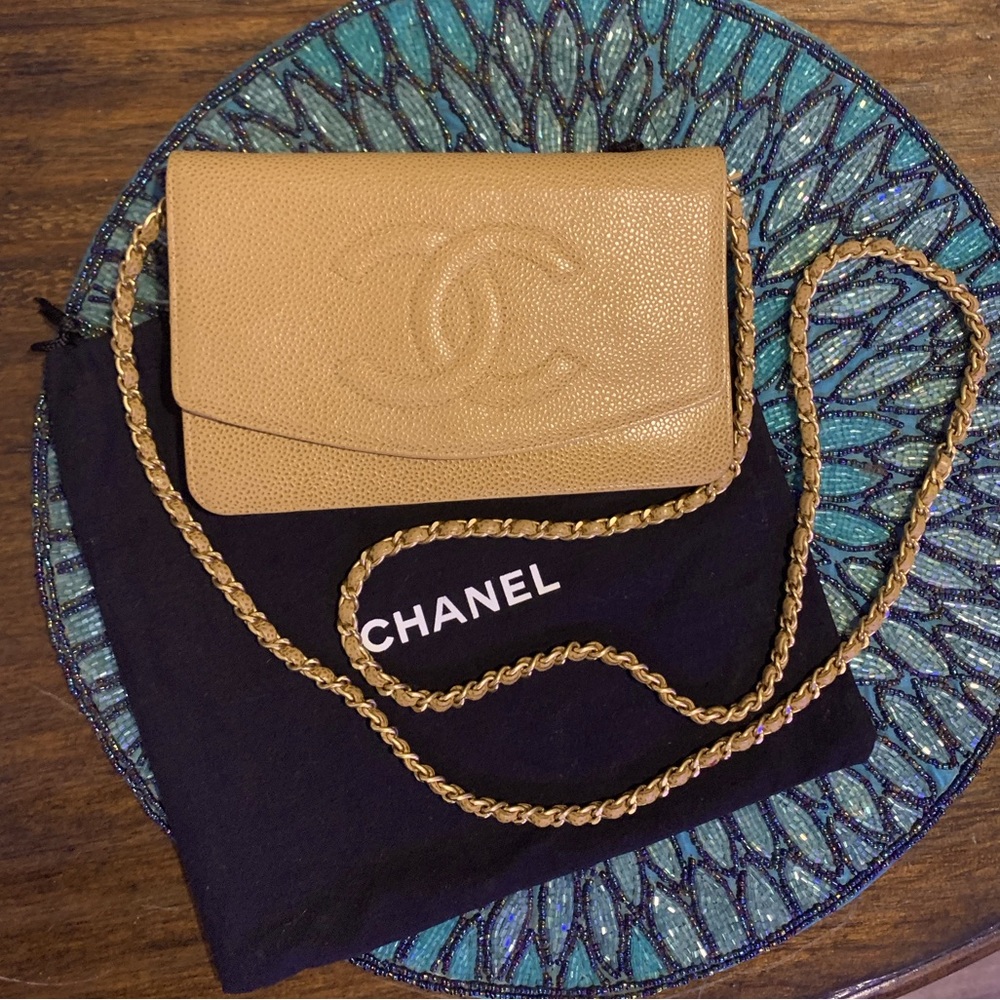 Chanel Timeless Caviar Wallet on Chain ❤️ - Picture 1 of 12